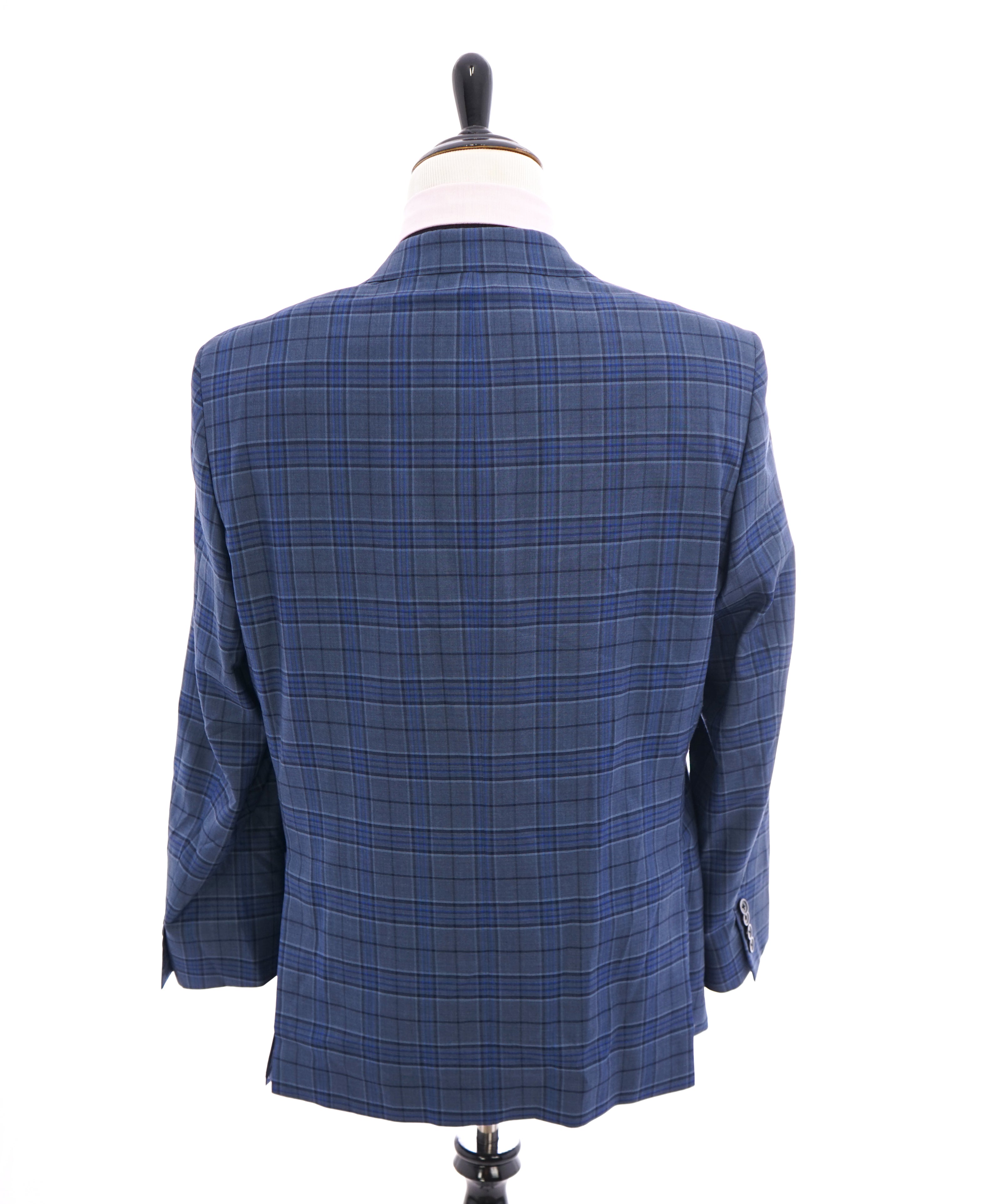 SAMUELSOHN - "COLOMBO" Plaid Check Wool/Silk Blend Premium Grade Blazer - 44R