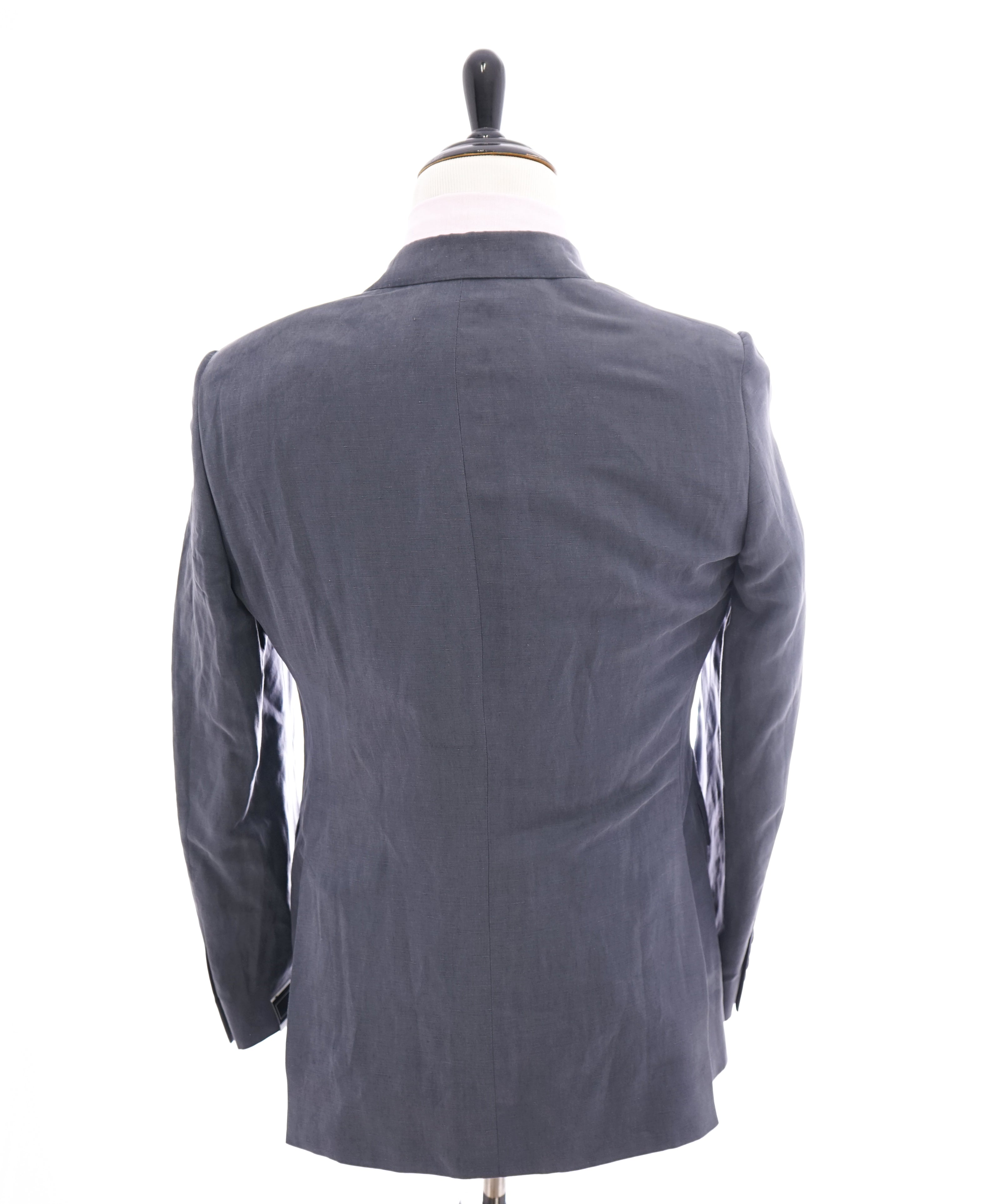 SAMUELSOHN - Stone Gray Linen & Silk Blend Premium Grade Blazer - 38R