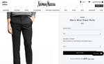 ERMENEGILDO ZEGNA - "MICRONSPHERE" Black Premium Dress Pants - 34W (50EU)