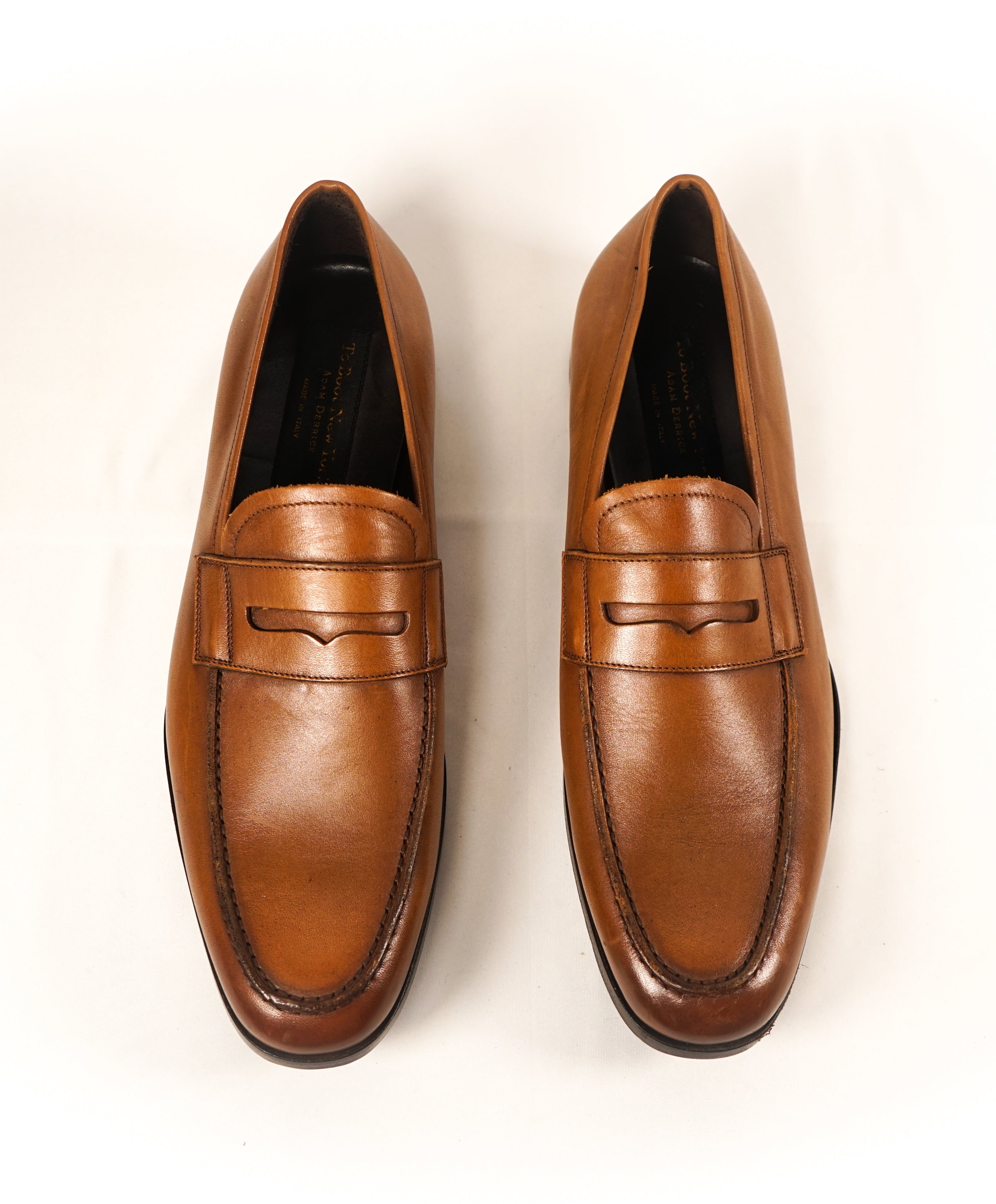 TO BOOT NEW YORK - Penny Bit Loafers Brown Round Toe - 11.5