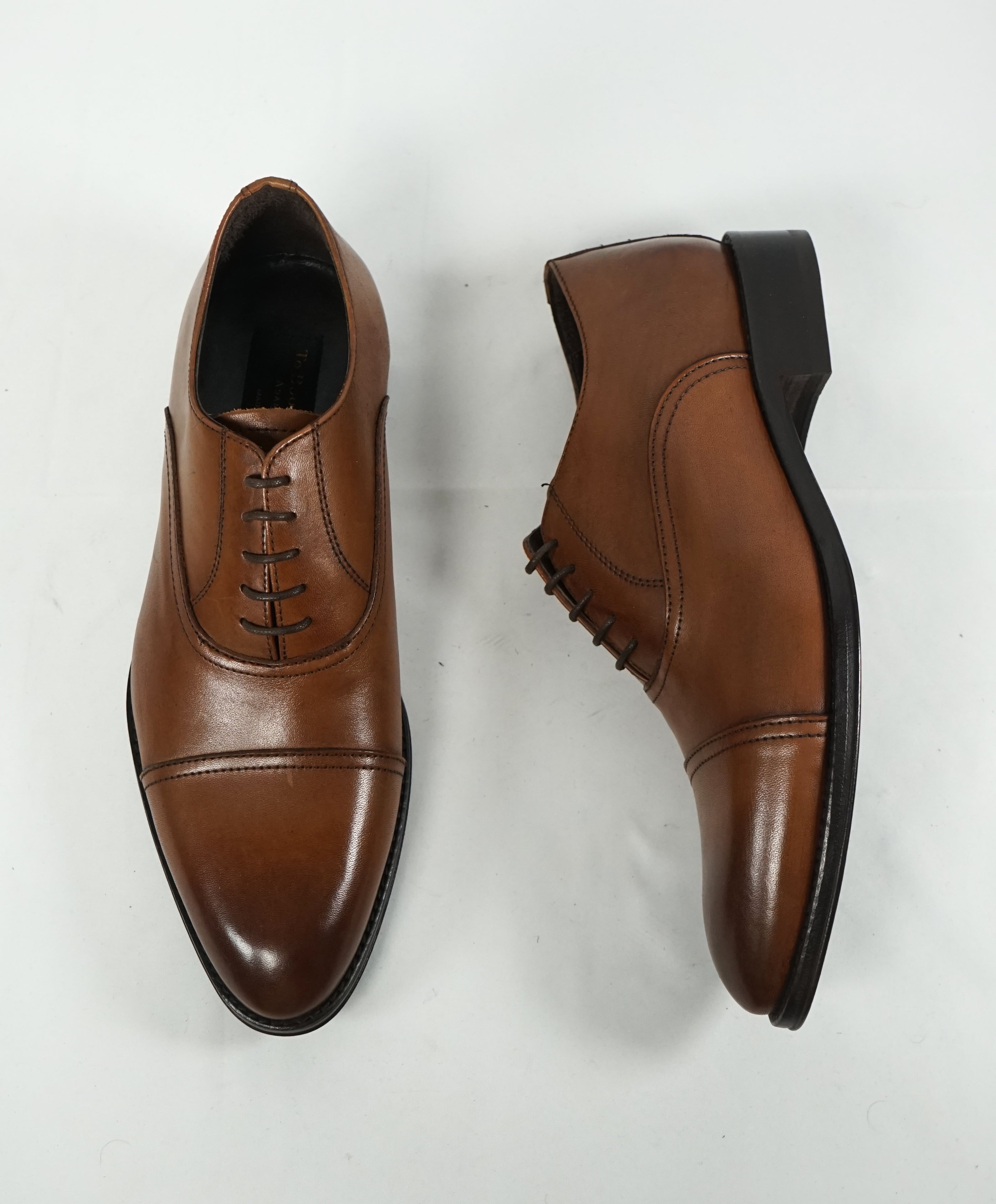 TO BOOT NEW YORK - Cap Toe Oxford Brown With Slim Silhouette - 8.5