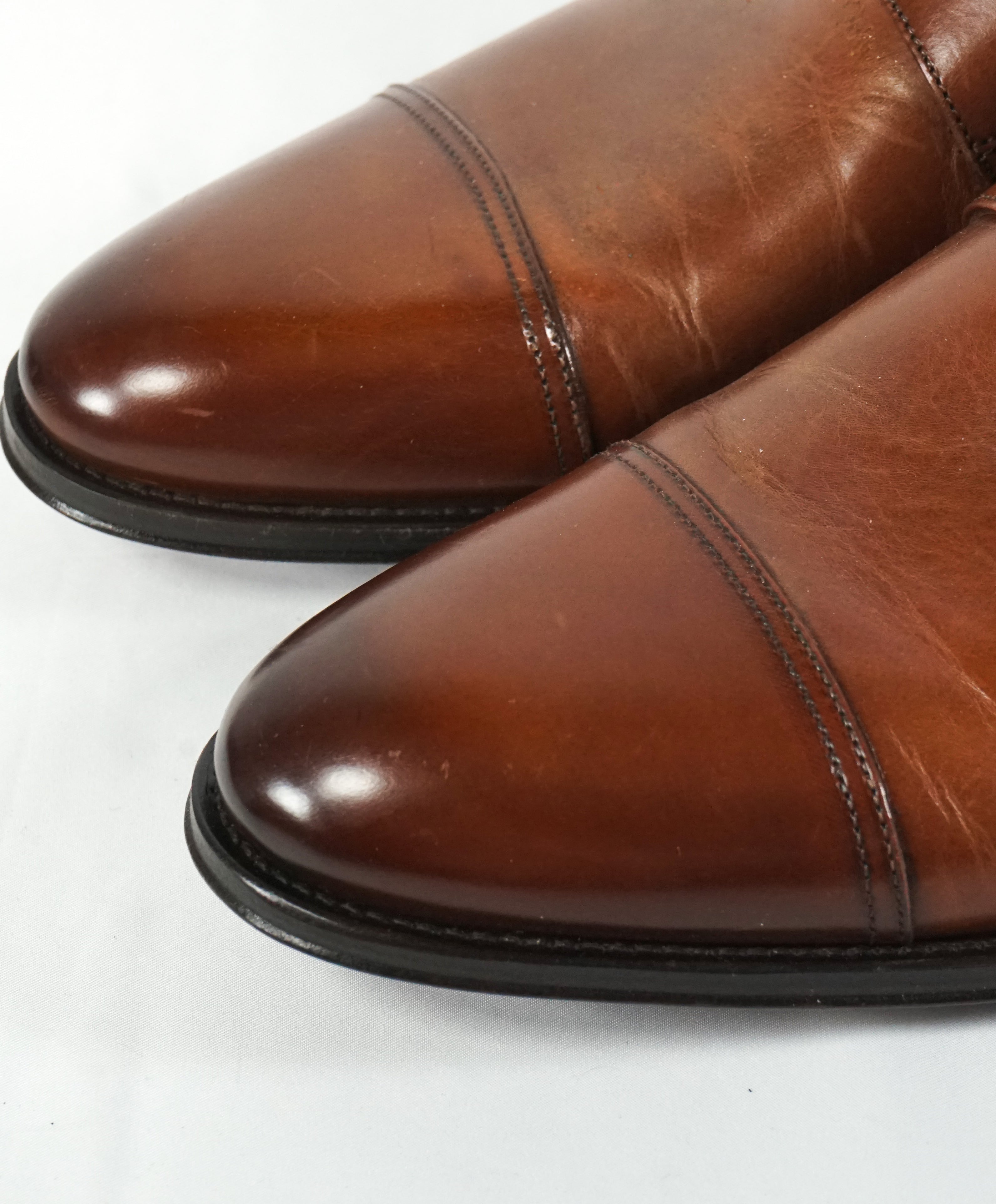 TO BOOT NEW YORK - Double Monk Strap Loafers Round Toe Brown - 10.5