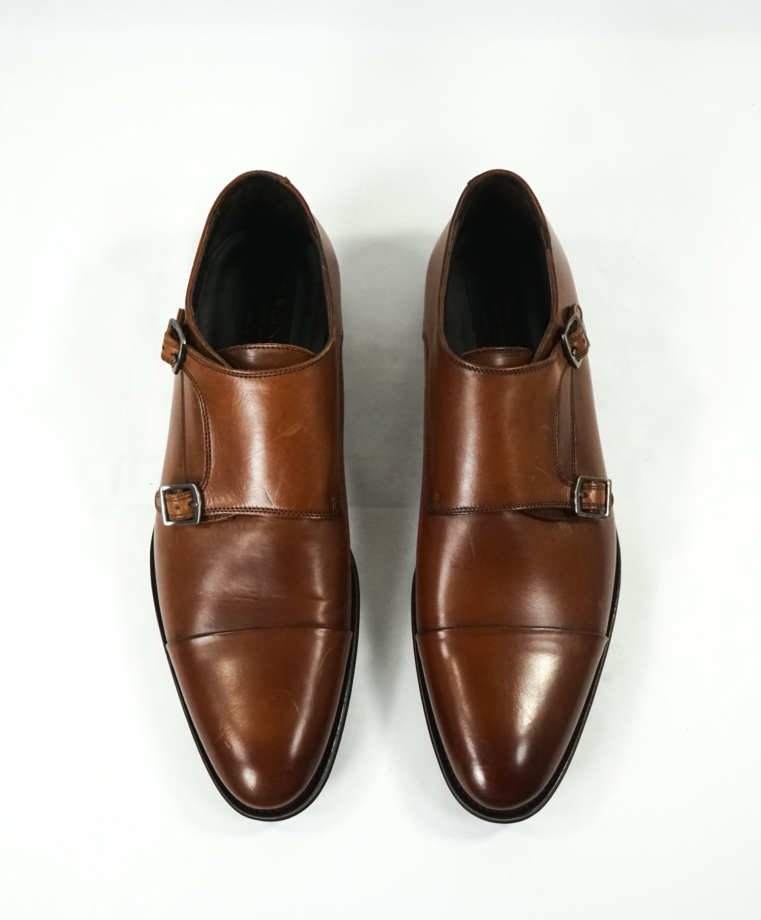 TO BOOT NEW YORK - Double Monk Strap Loafers Brown Round Toe - 10