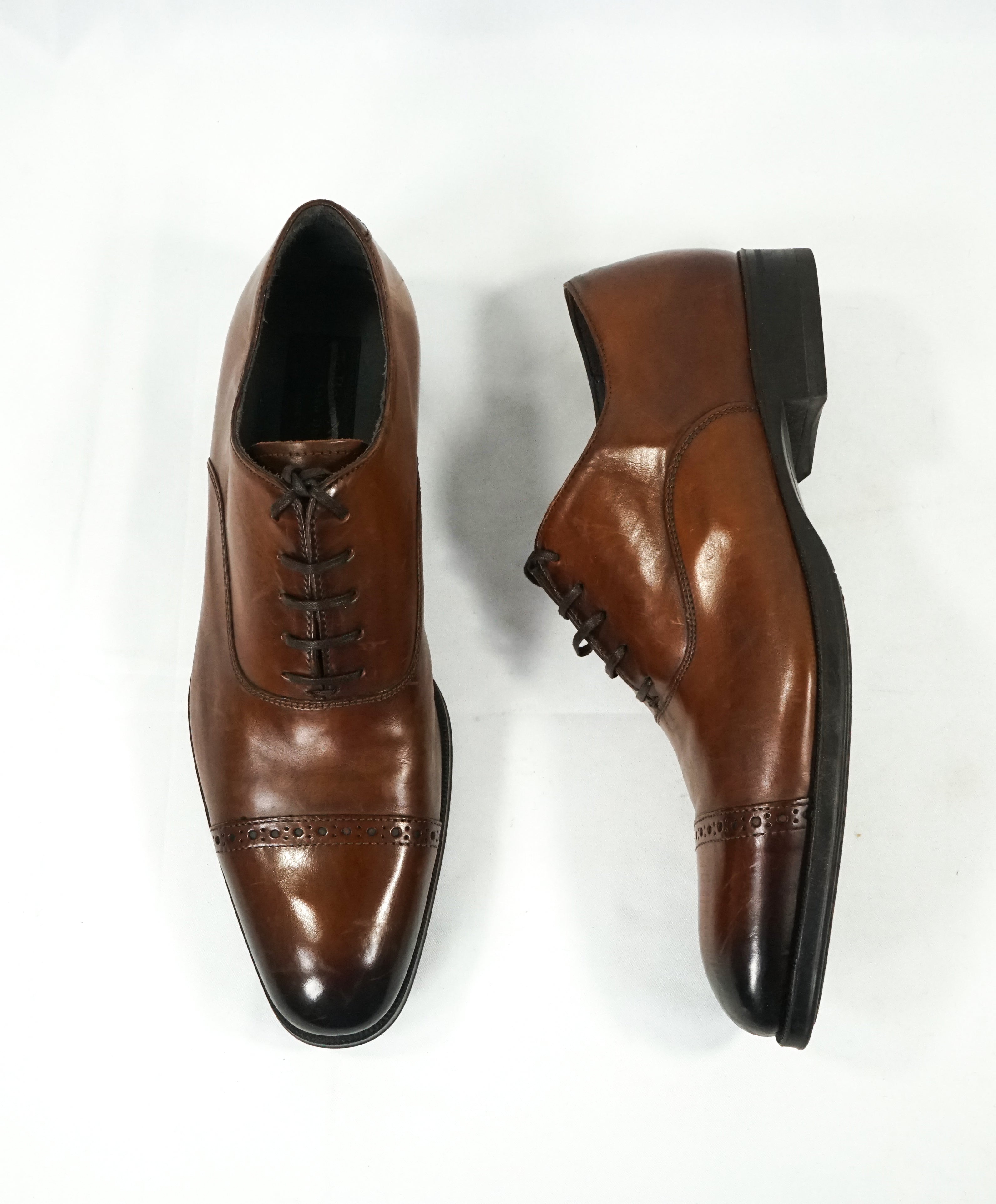 TO BOOT NEW YORK - Burnt Tip Cap Toe Oxfords W Round Toe - 7