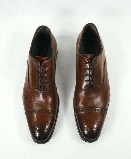 TO BOOT NEW YORK - Burnt Tip Cap Toe Oxfords W Round Toe - 10