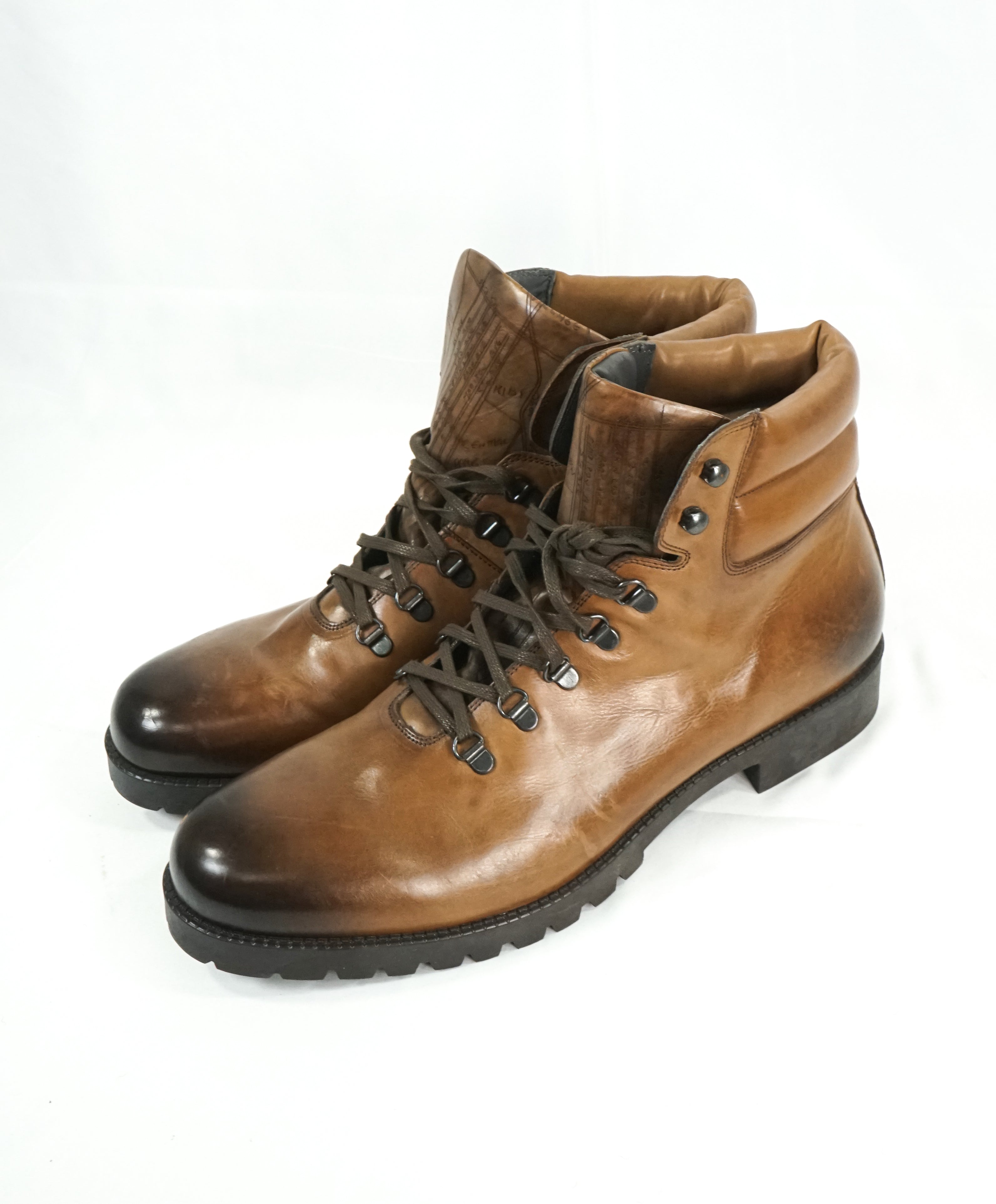 TO BOOT NEW YORK - “AXELL” Lace Up Leather Unique Ankle Boot - 13