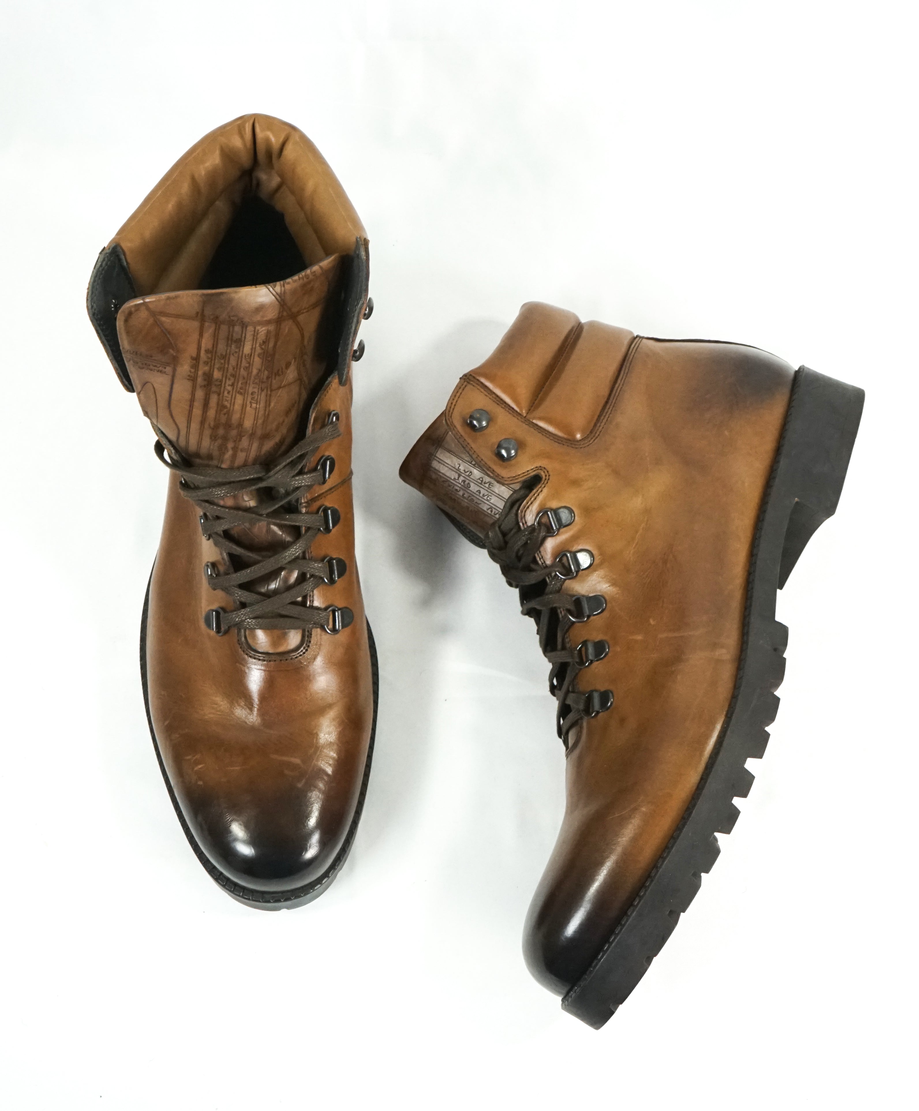 TO BOOT NEW YORK - “AXELL” Lace Up Leather Unique Ankle Boot - 13