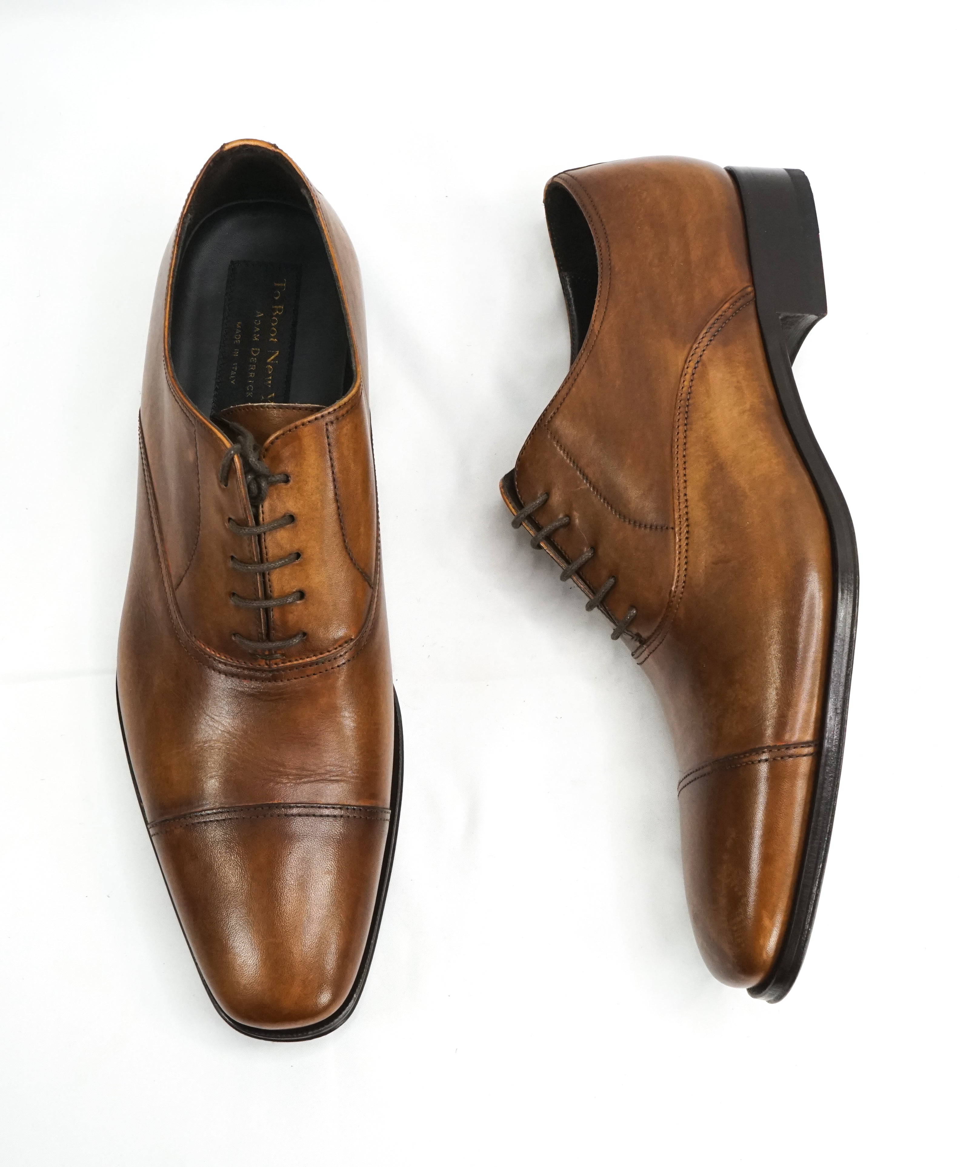 TO BOOT NEW YORK - “Grant” Brown Leather Oxford - 10.5