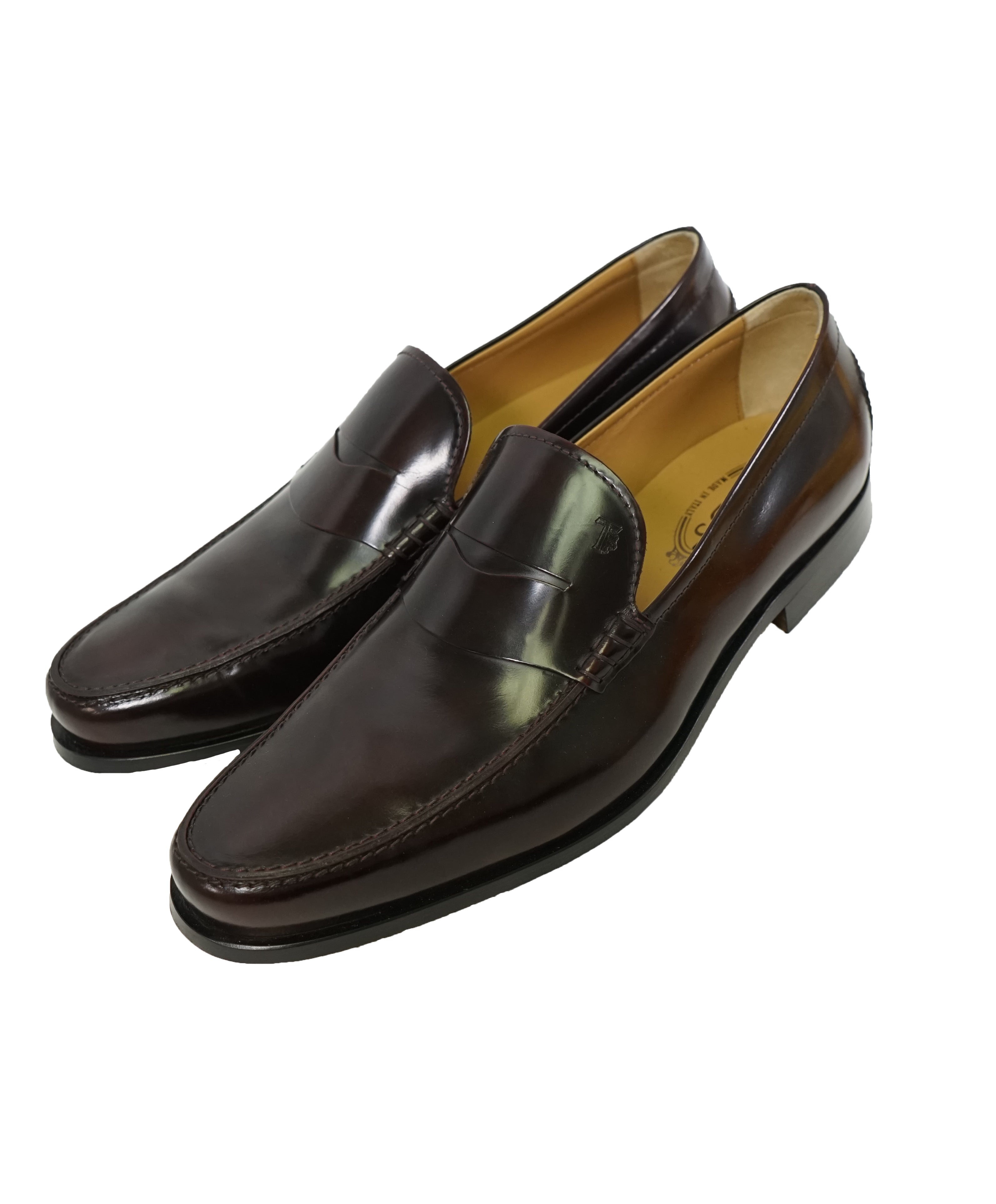 TOD’S - Brown Oxblood “Boston Devon” Driver Detailed Loafer - 12