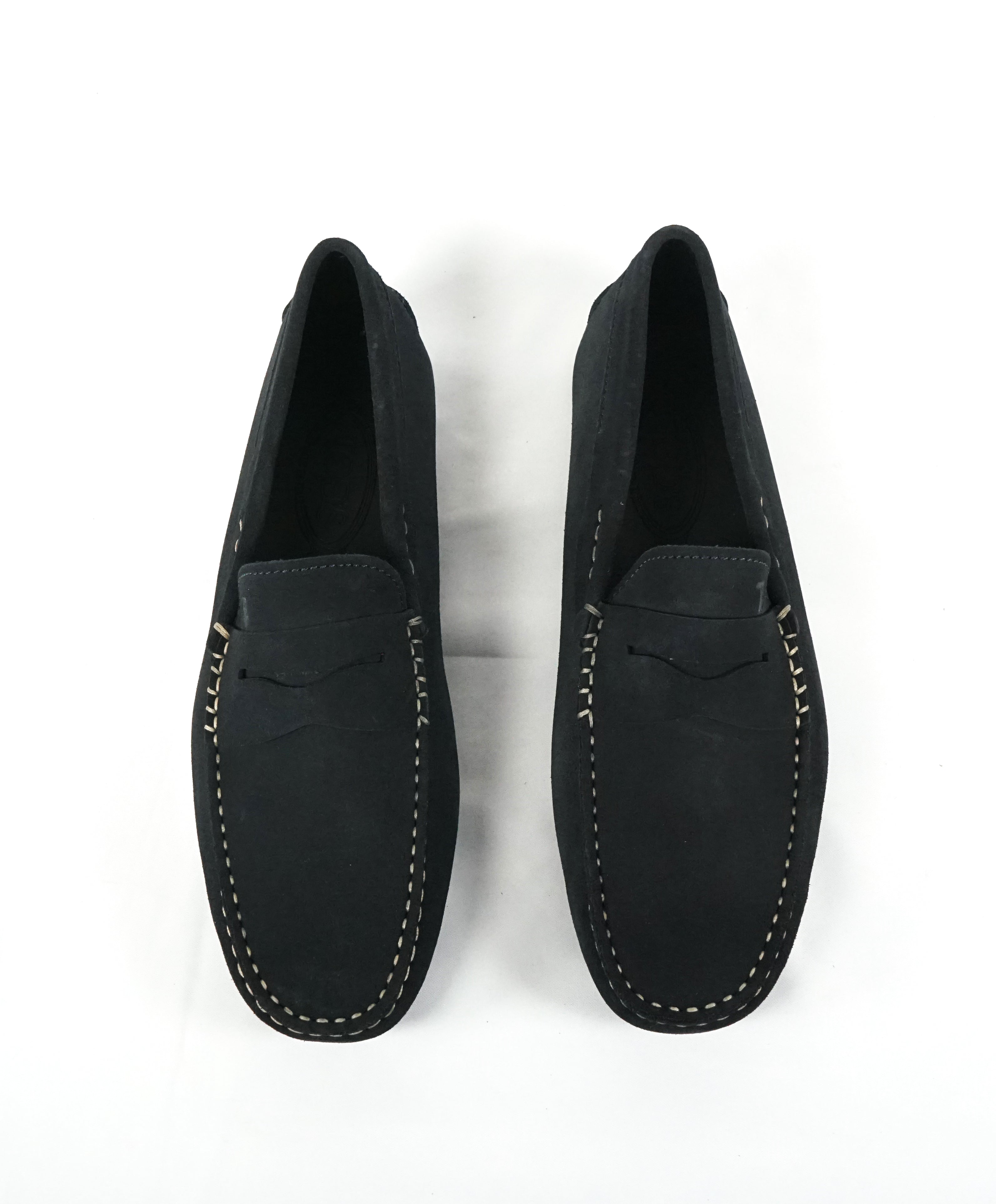 TOD’S - Gommini Laccetto Blue Suede Driving Loafers- 8.5