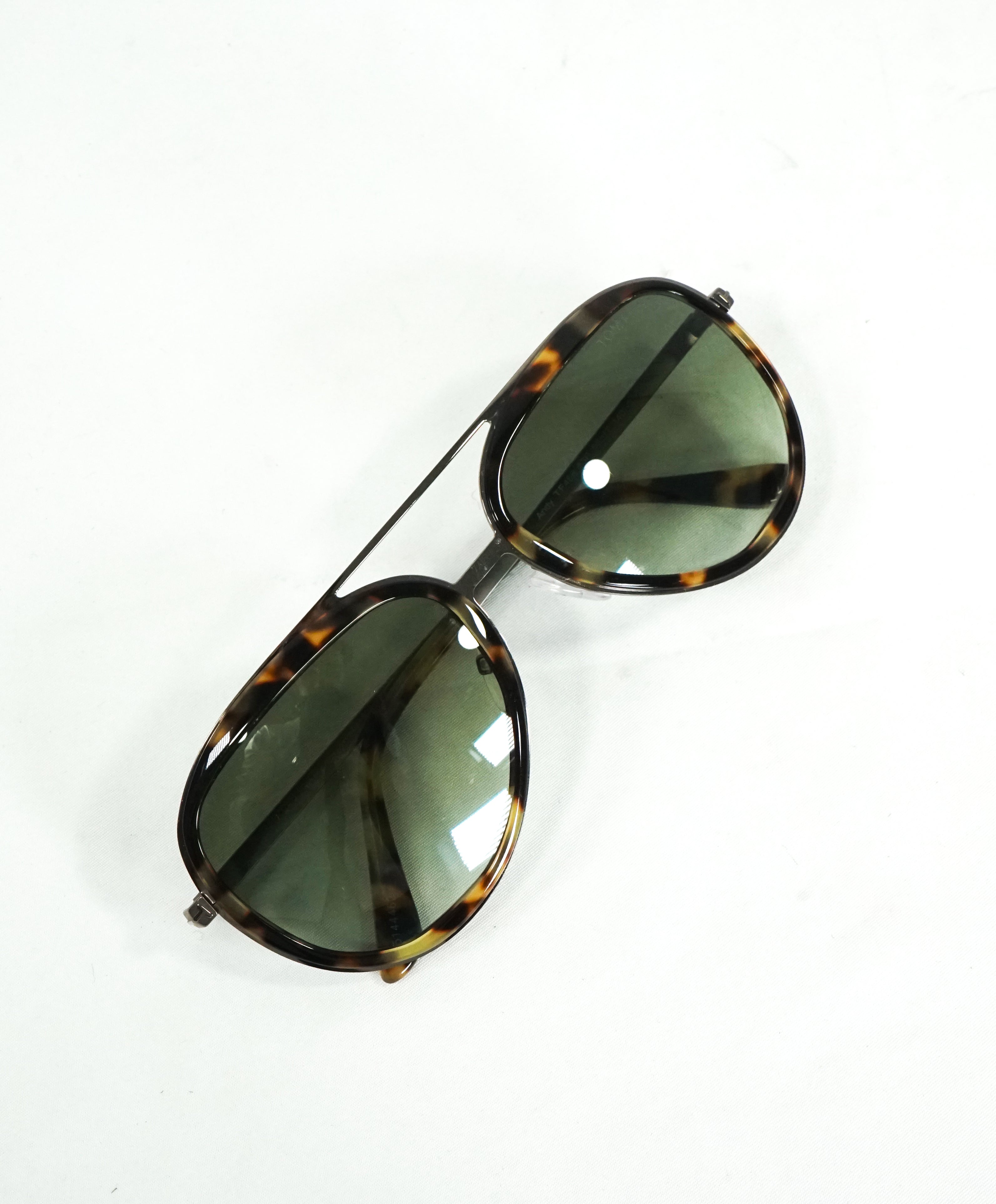 TOM FORD - "TF468" ANDY Havana Tortoise Shell Gradient Lens Sunglasses - 58-17 140