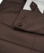 ZANELLA - Brown Double Pleat “Bennett” Dress Pants - 30W