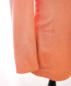 $4,995 ISAIA - 97% CASHMERE Orange "AquaCashmere" Orange Summer Blazer - 40R