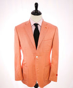 $4,995 ISAIA - 97% CASHMERE Orange "AquaCashmere" Orange Summer Blazer - 40R